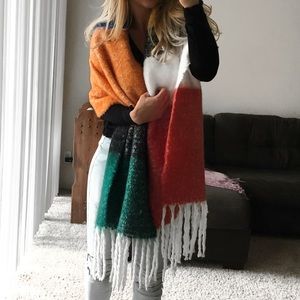 “Let It Snow” Blanket Scarf